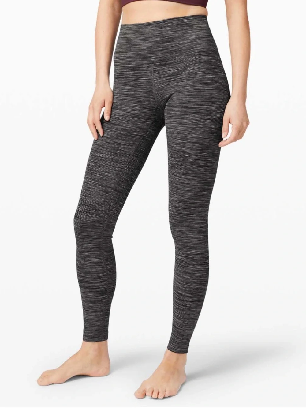 Lululemon Align Pant Wee Are From Space Dark Carbon Ice Grey Size